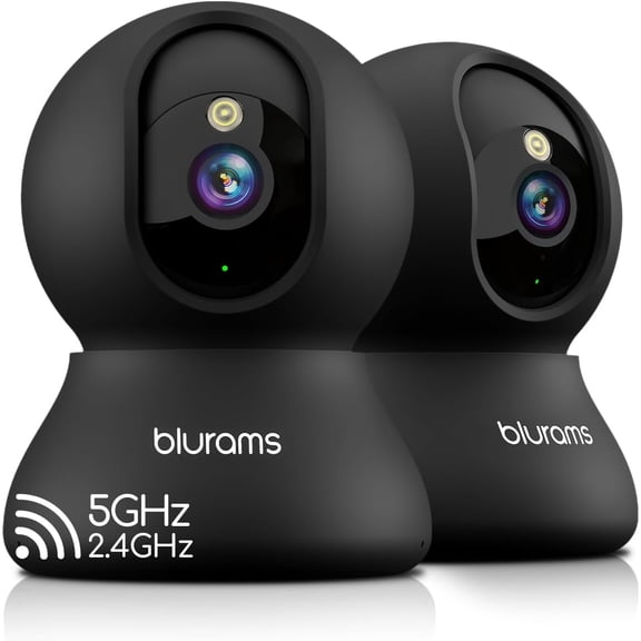 5G Indoor Cameras for Home Security, 2K Pet Camera with Phone App, 360 PTZ Home Cam w/Dual-Band WiFi6, 2-Way Talk, Free Human/Sound Detection, Motion Tracking, Night Vision, Works with Alexa