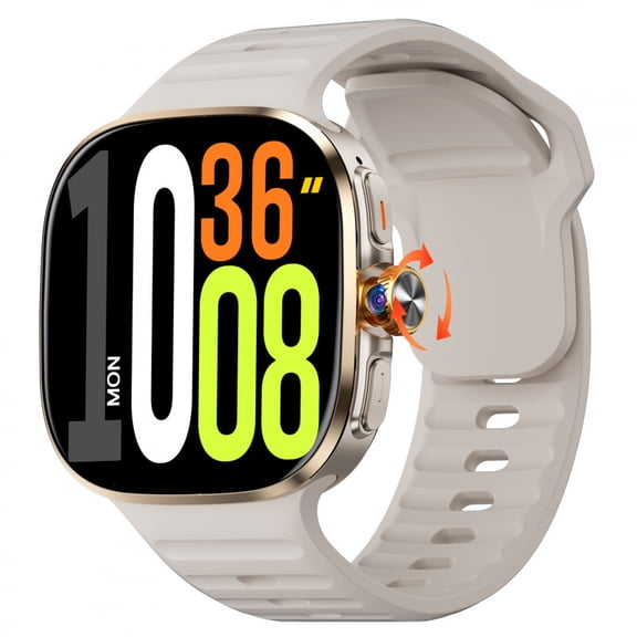 5G SIM Card Smart Watch 2.14 Inch AMOLED Screen Dual System Life Waterproof with App Download Function