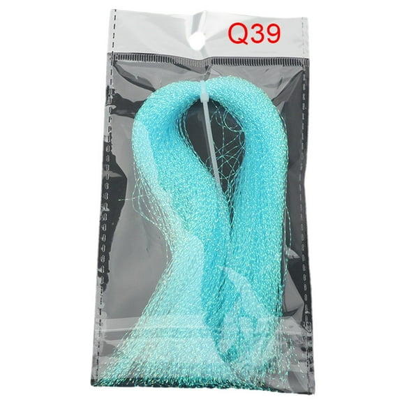 5G Spiral Crystal Twisted Shining Diy Tying Material Fly Fishing Flash Line Net weight of 5 g 39# Shallow Blue