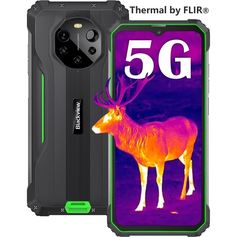 5G Unlocked Phones, Blackview BL8800 Pro Night Vision Flir Thermal Imaging  Rugged Phone 6.58