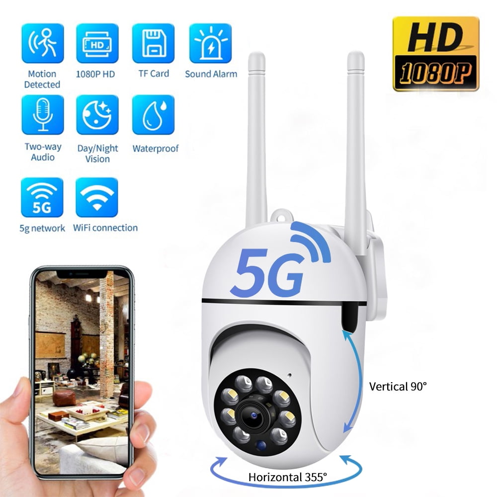 5G WIfi Security Camera,2MP Surveillance Cameras for Home Full HD