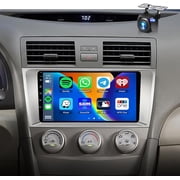 5G WiFi Android 15 Car Stereo for Toyota Camry 2006-2011 Wireless Carplay Android Auto,9 inch HD IPS Touch Screen Car Radio Support GPS/10band DSP Audio/Bluetooth/FM/SWC