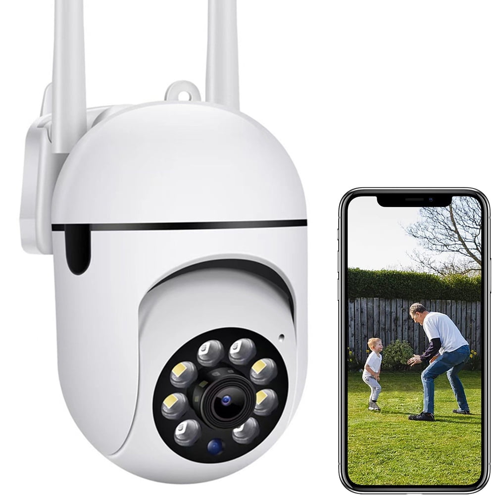 5G WiFi IP Camera Outdoor Security Color Night Vision 300W Pixel