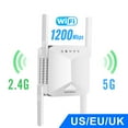 thumbnail image 1 of 5G WiFi Repeater Wifi Amplifier Signal Wifi Extender Network Wi-fi Booster 1200Mbps 5 Ghz Long Range Wireless Wi-fi Repeater, 1 of 6