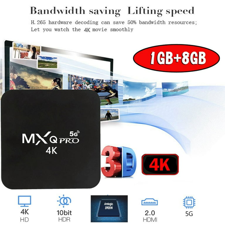 4k Smart TV Box Android 11.1 MXQ Pro 8GB RAM 128GB ROM 2.4G/5G Wi-fi, Shop  Today. Get it Tomorrow!