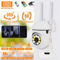 5G Wireless Security Camera System 360° Rotation Cam 1080P High