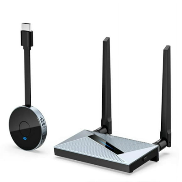 5GHz 164Ft Wireless Transmitter and Receiver Kits Full HD 4K@30Hz 1080@60Hz -COMPatible Display Dongle for Laptops