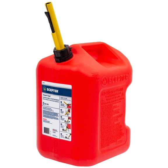 Scepter Ameri-Can 5 Gallon Gas Can w/ Dual Handles and Easy Flo Spill-Proof Spout FG4G571W