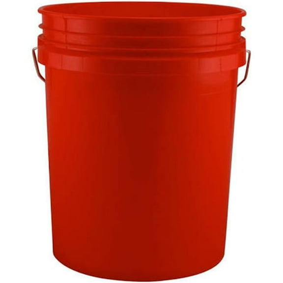5GLRED 5 gal Bucket, Red