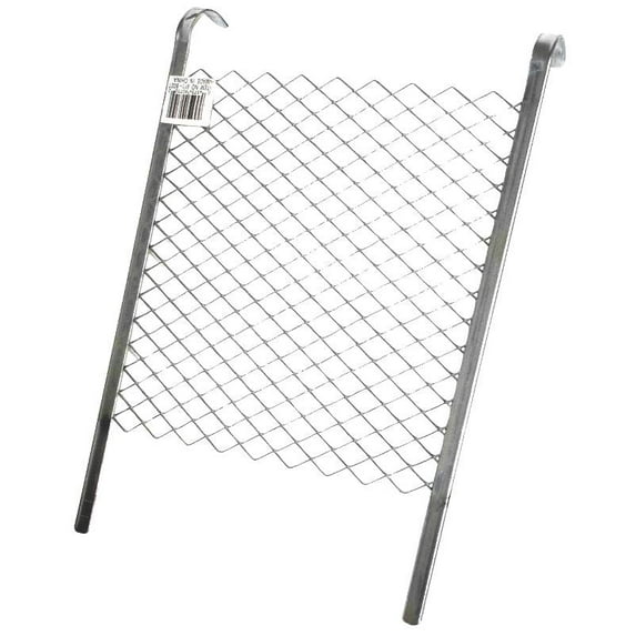 ProSource CW921 2-Sided Paint Bucket Grid, 5 gal, 13 in L x 10 in W, Flexible Handle, Galvanized Fra