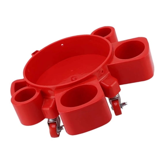 5Gal Professional Car Wash Bucket with Rotating & Locking Casters, Heavy-Duty Detailing Dollies