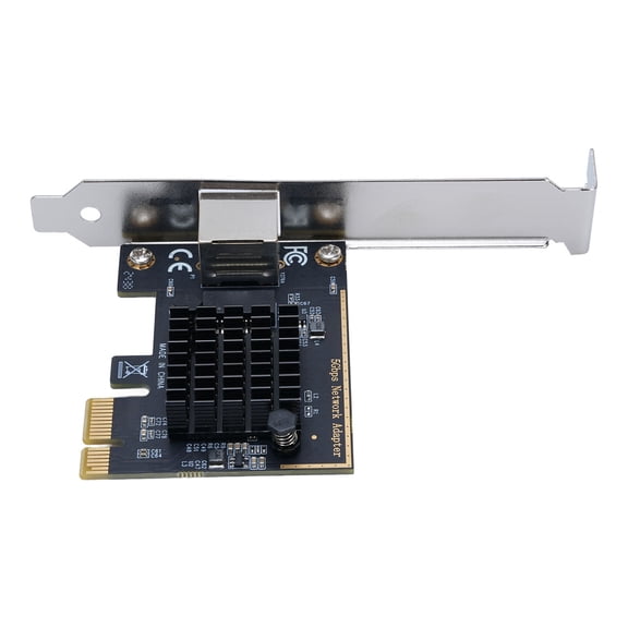 5Gbps PCI Express Network Card High Speed RTL8126 RJ45 PCIe Ethernet Server Network Adapter with Low Profile Bracket for Desktop NAS Windows 11 10 8 7 Linux Computer