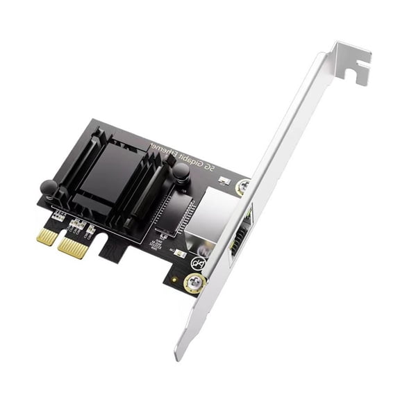 5Gbps PCIE To RJ45 Networking Card RTL8126 Chip 100/1000/5000Mbps Gigabit Ethernet Controller Adapter For Desktop
