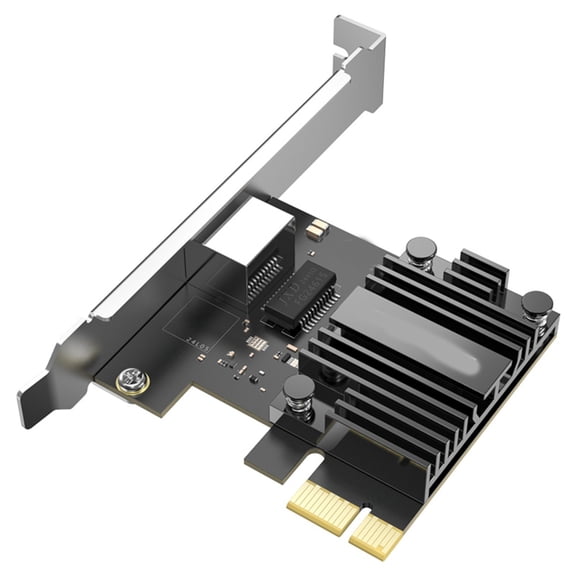 5Gbps PCIe Networking Adapter RTL8126 5Gbps/1000/100/10Mbps Ethernet Card RJ45 Controller with Low Profile for P