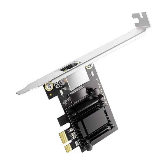 5Gbps PICE To RJ45 Networking Adapter RTL8126 10/100/1000/5000Mbps Gigabit Ethernet Controller Adapter For PC Desktop