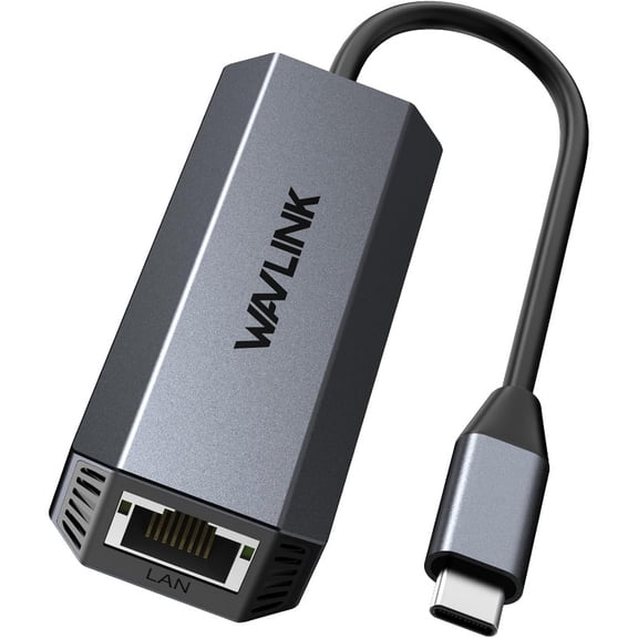 5Gbps USB C to Ethernet Adapter, USB Type-C to RJ45 Gigabit LAN Ethernet Network Adapter for Windows, Mac OS, iPad OS and More