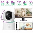 thumbnail image 1 of 5Ghz WiFi Security Camera, ZOSI 4MP Baby/Pet Monitor, 2K 360°View WiFi Camera with PIR Motion Sensor,Pan/Tilt Indoor Camera for Home/Office, 2 Way Audio, Night Vision, 1 of 11