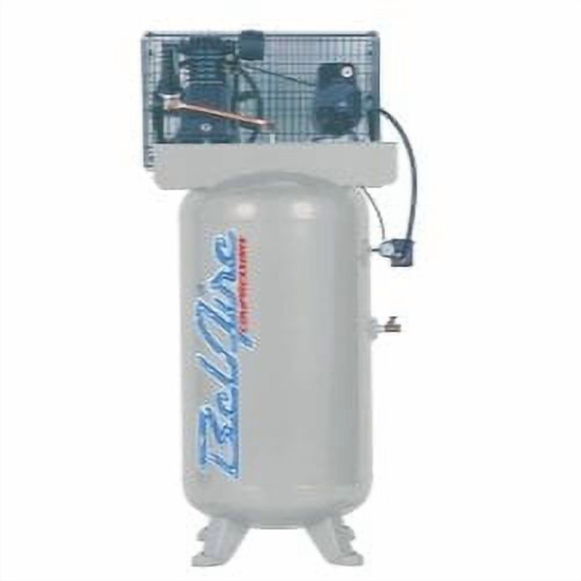 BelAire 4918VN 5HP Two-Stage Vertical Air Compressor, 80-Gallon ASME Tank, 230V Single Phase, 15.3 CFM @ 100 PSI, 175 PSI Max