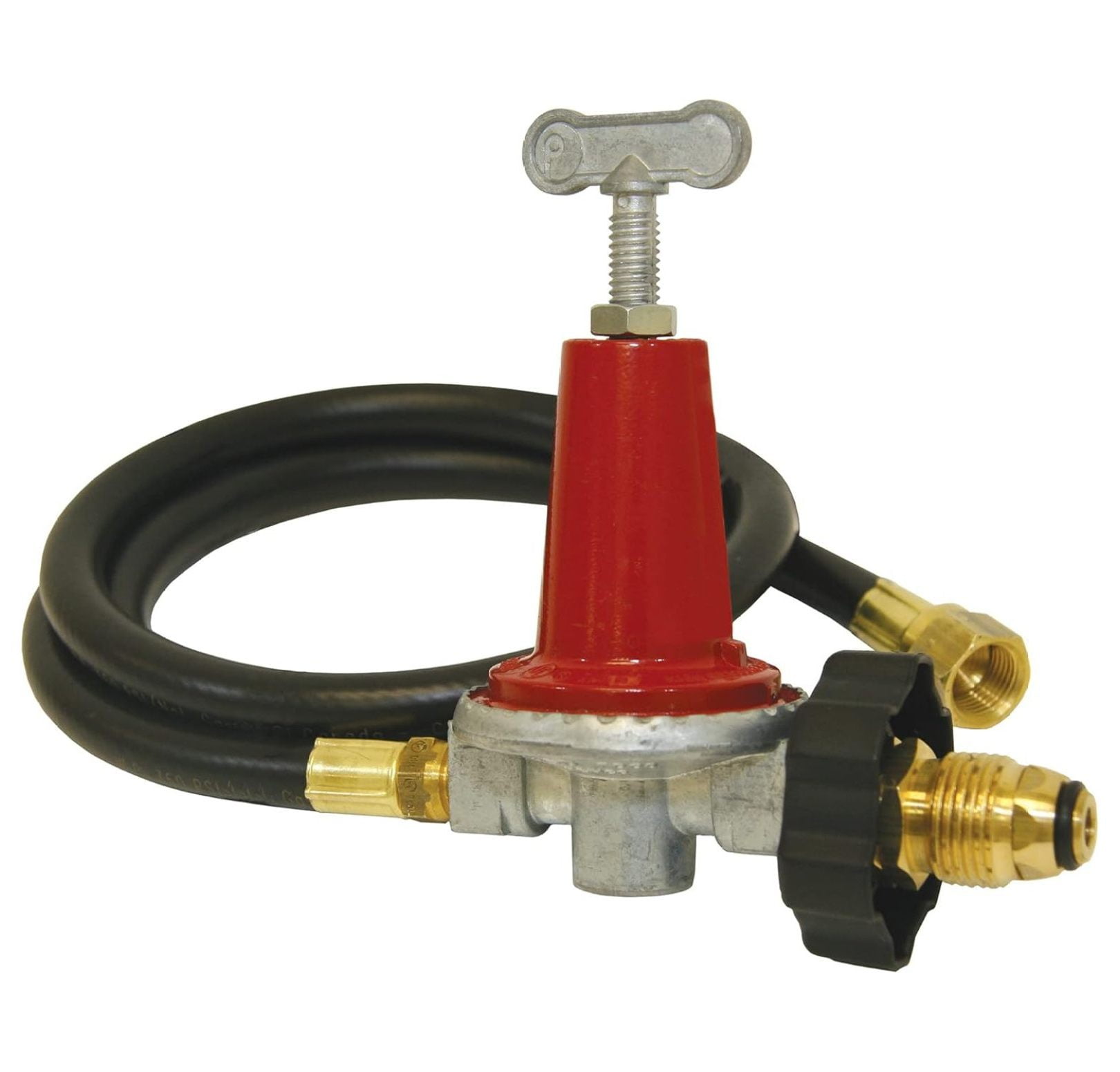 Bayou Classic 48-Inch High Pressure Adjustable Regulator with Hose