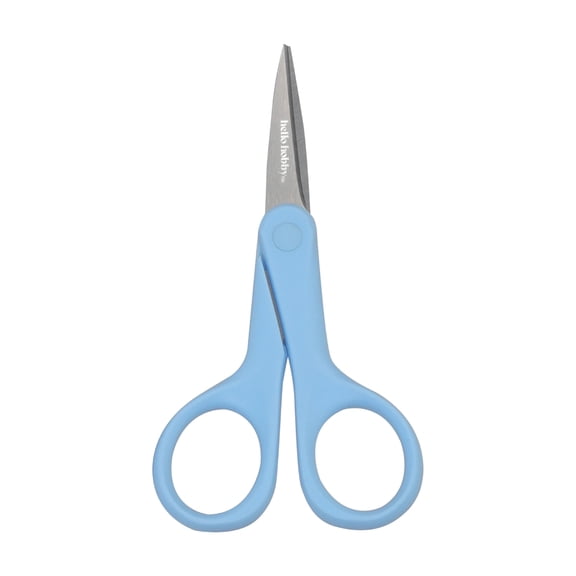 Hello Hobby 5 Inch Micro-tip Craft Scissors with Double-loop Handle