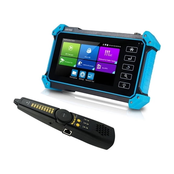 5INCH CCTV Tester IPC-5000 5100 5200 Plus Full 8MP IP CVI TVI AHD SDI Analog 6 IN 1 VGA & 4K Input Cable Tracer ,Full Features Tester