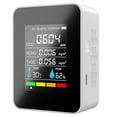 thumbnail image 1 of 5In1 Co2 Meter Temperature Humidity Air Quality Monitor Carbon Dioxide Detector, 1 of 9