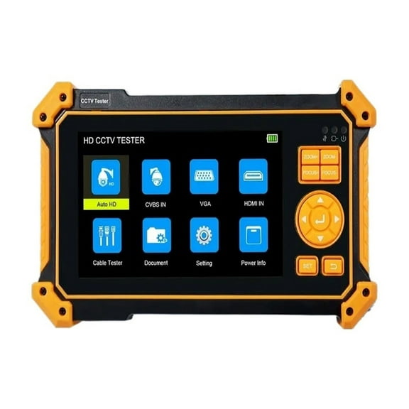 5Inch 8mp AHD CVI TVI SDI Video Surveillance Camera Monitor 4K Cftv Tester With VGA Input Cable Tracker CCTV Test ,Full Features Tester