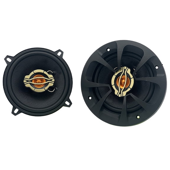 5Inch Coaxial Car Speakers Tweeter With Builts In Crossovers Capacitors For Improved Sound In Auto Upgrades Projects