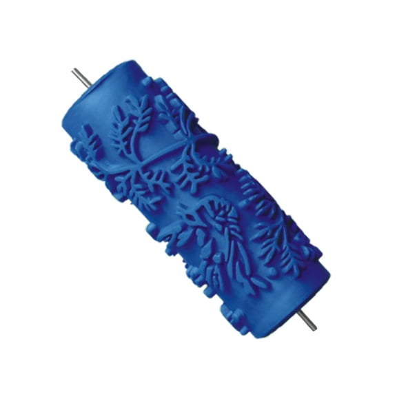 5Inch Rubber Paint Roller Patterned Paint Roller For Artistic Painting On Various Surfaces Including And Wall