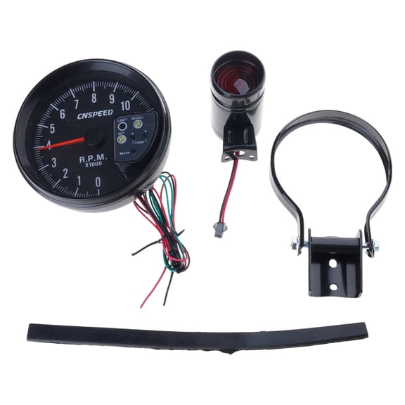 5Inch Tachometer 0-11000 RPM with 7 Color LED Backlights 12V Car Gauges for 4 6 8 Cylinders Engine