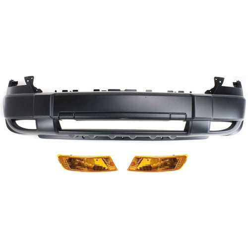 5JJ07TZZAD, 55156767AE, 55156766AE New Set of 3 Bumper Covers Fascias Front