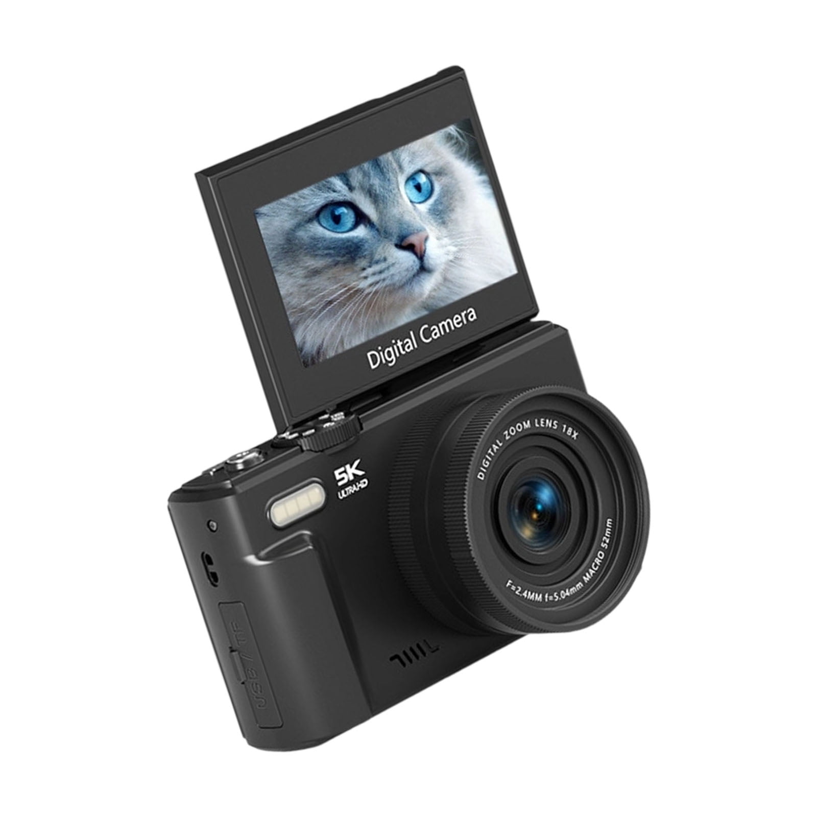 Câmera De Vídeo Digital 5k 75mp Hd 18x Zoom Autofocus Retro | Frete grátis