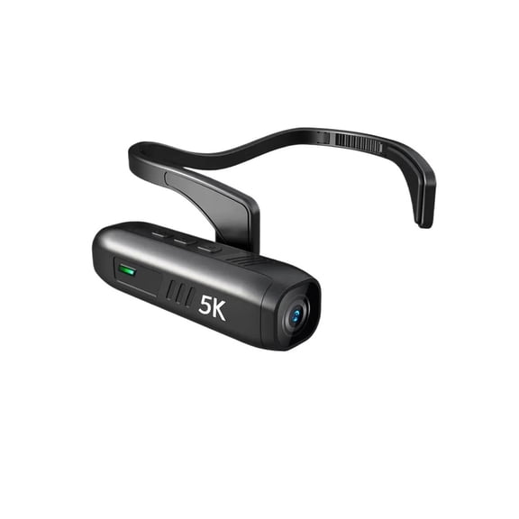 5K Action Camera Head Mounted Camera Wearable Video Camera Camcorder Webcam 30MP IPX5 Waterproof for Vlog Video Recording