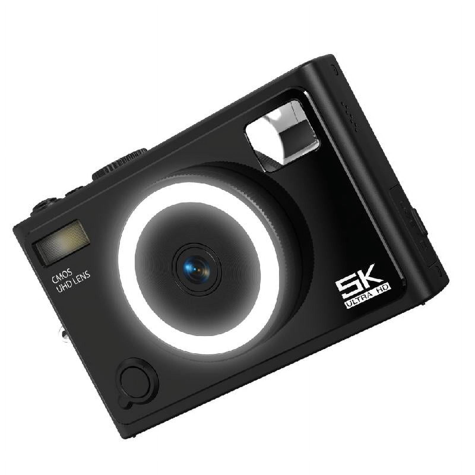 5K Digital Camera 64MP 2.8in Screen with Beauty Filter and 18X Zooming for Stunning Photos and Videos in Any Setting