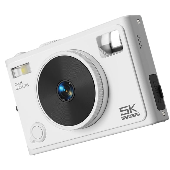 5K Digital Camera 64MP Autofocus Camera for Travel Adventure Creative Explorations Builts-In Beauty Filter Technology