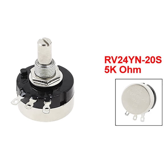 5K Potentiometer Rv24Yn 20S B502 24Mm Single Turn For Motor Speed Control YIWEI