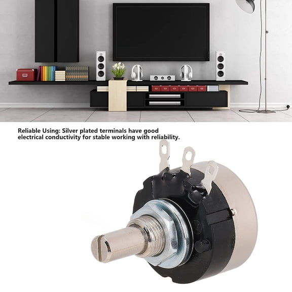 5K Potentiometer Rv24Yn 20S B502 24Mm Single Turn For Motor Speed Control