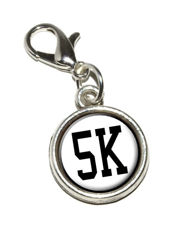5K Running - Marathon Jogging Bracelet Charm