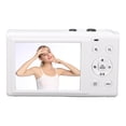 thumbnail image 1 of 5K Ultra HD 80MP Digital Camera Dual Display Autofocus 18x Zoom WiFi Camera with Flash Light for Vlogging (3.94 in / 10 cm, White), 1 of 9