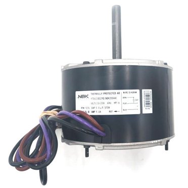 Condenser Fan Motor Replacement - 230V, 1100 RPM, 1/2 HP, For Genteq/Carrier 5KCP39BGY539S