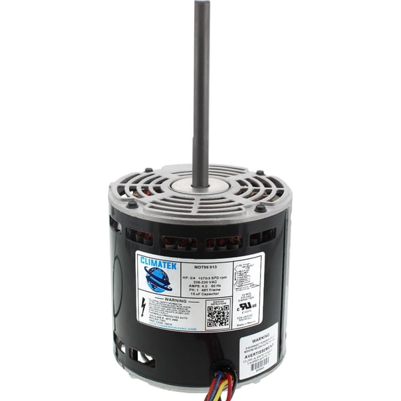 5KCP39P648T - ClimaTek Upgraded Furnace Blower Motor 3/4 HP 230V 1075 RPM Replaces GE