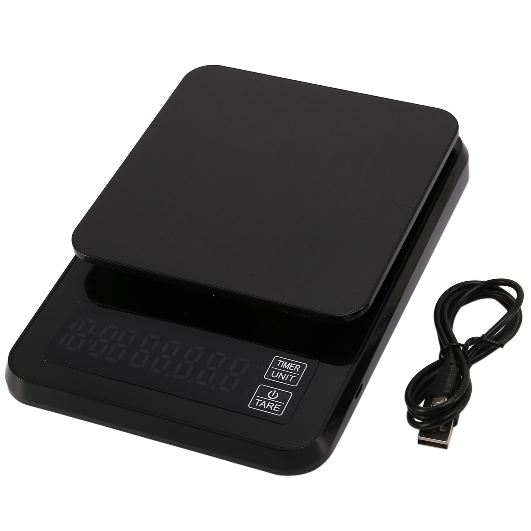 5KG 0.1G Electronic Kitchen Scale with Timer Digital Smart Scales Hand Punch Drip Coffee Waterproof Baking