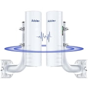 5KM 5.8G 1Gbps WIFI Bridge Wireless Access Point for Network Extend, Point to Point Outdoor CPE with 14DBi high gain Antenna