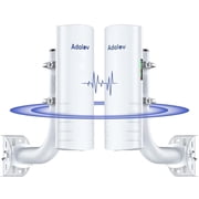 5KM 5.8G 1Gbps WIFI Bridge Wireless Access Point for Network Extend, Point to Point Outdoor CPE with 14DBi high gain Antenna