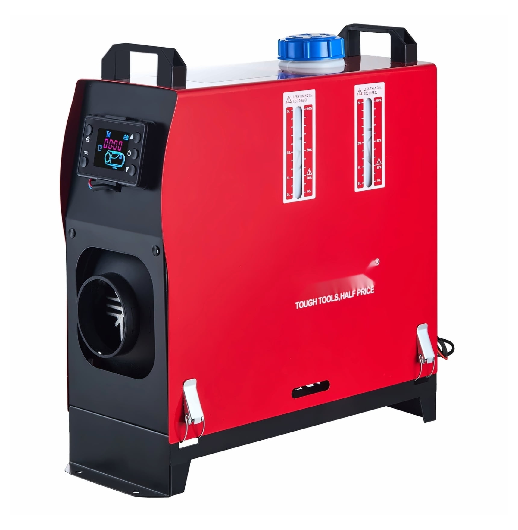 5KW 12V Diesel Air Heater All-in-One Parking Heater with Remote & LCD, for RV, Boat, Truck, Trailer, Bus - Fast Heating, Low Noise