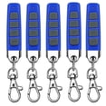 thumbnail image 1 of Universal 433MHz Cloning Remote Control 4 Buttons | Garage Door Opener, Electric Gate, Car Alarm Replacement Key Fob | 5 Pack-LOCK- Blue-Grey, 1 of 11