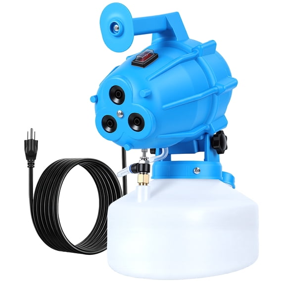 5L(1.3 Gallon) Electric ULV Fogger Sprayer Machine with 3 Nozzles, Portable Cold Fogger Machine with Adjustable Flow Rate, 30ft Spraying Distance for Home, Hotel, School, Church, Garden, Yard