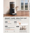 thumbnail image 1 of 5L Automatic Cat Feeder with Dual 2K HD Camera, WiFi Food Dispenser for Cats & Small Dogs, Laser Toy & Diet Tracking, 1 of 7