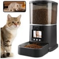 thumbnail image 1 of 5L Automatic Pet Feeder with 3MP HD Camera, 5G WiFi, Two-Way Audio & Night Vision, Auto Dog Cat Food Dispenser with Storage Container for Multiple Pets, 1 of 8