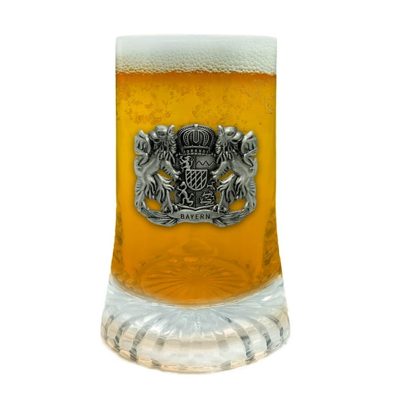 .5L Bayern Medallion Glass Mug